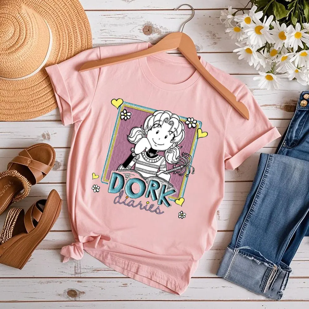 Dork Diaries T-Shirt World Book Day T-Shirt Maths Numbers Day Inspired Dork Diaries Tops  Summer O-neck High Quality Cotton Tees