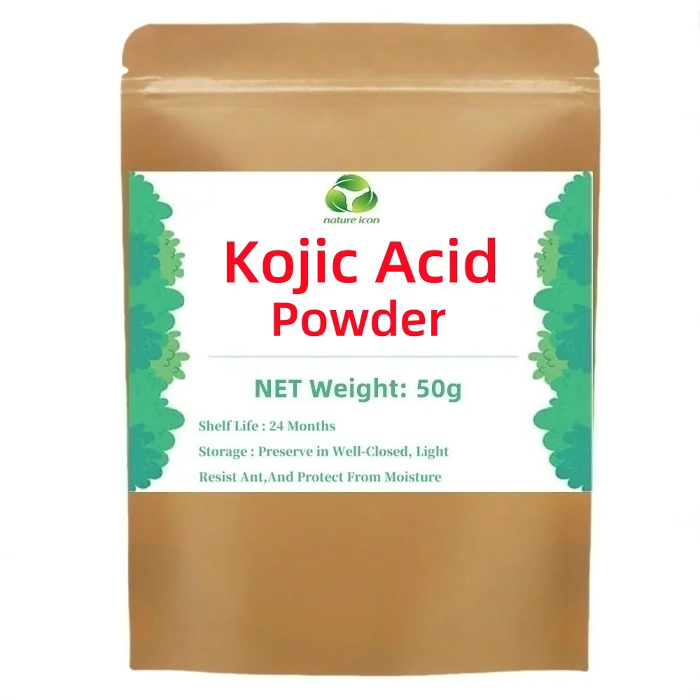 

High Quality 99% Kojic Acid Powder Cosmetic Material For Skin Whitening