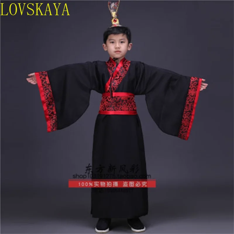 Ancient Chinese Costumes, Children's Seven Fairies, Hanfu Costumes, Ethnic Dance Performances, Traditional Chinese Boy Costumes