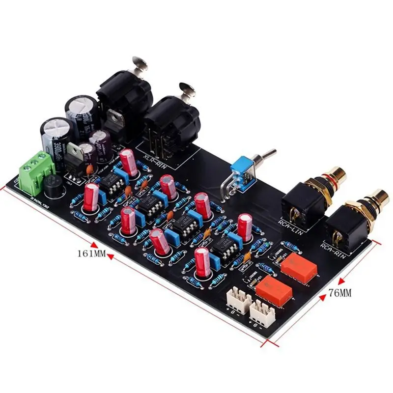 

Плата усилителя мощности (A23G) с балансным входом и небалансным выходом, двухканальная, для самостоятельной сборки домашнего аудиоусилителя