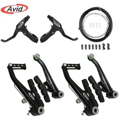 AVID Bicycle V Brake Set FR5 Aluminum Alloy Bike Brake Lever Front Rear V-Brake Calipers Road Mountain Bike Brake Parts For SRAM