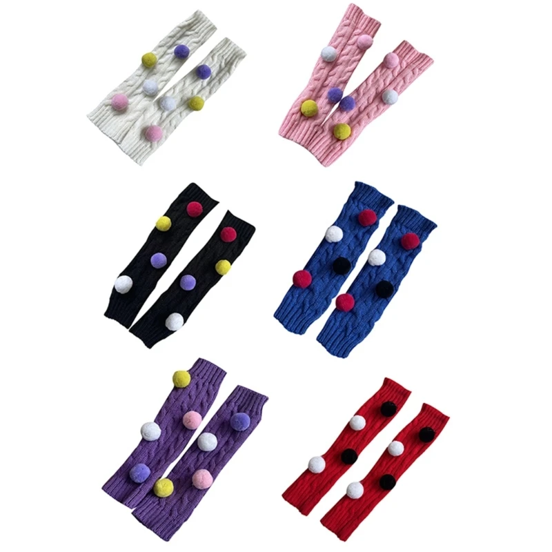 

Trendy Candy Colored Sock Sleeve Kids Comfortable Leg Warmers Fashionable Knitted Knee Sleeves for Various Occasions