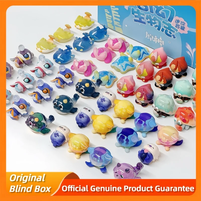 

Genuine Suplay Genshin Impact Fantastic Creatures Series Blind Bag Mini Figurines Desktop Ornament Model Toy Mystery Box Gift