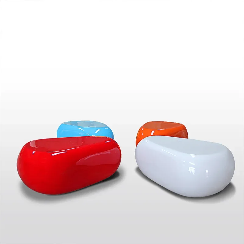 

Pebble fiberglass seats, shopping mall commercial street Meichen leisure chair