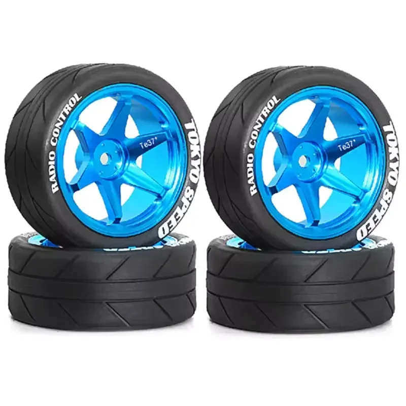 

1/14 RC Racing Wheels Шины Металлические колеса Hub12mm Hex для RC On Road Car Tamiya TT01 TT02 XV01 XV02 PTG-2 HSP HPI Kyosho