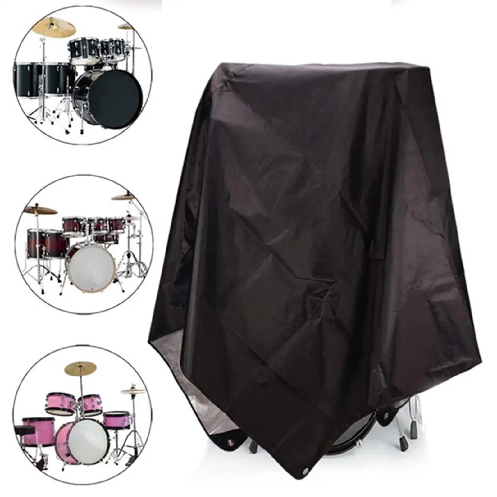 Drum Set Dust Cover Oxford Cloth Wear Electric Drum Cover for Outdoor Concert