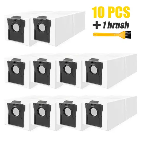 6/10+1 Dust Bags for Dreame X40 Ultra/ L10s Pro Ultra Heat /L20 Ultra/X30 Ultra /X30 Pro Ultra hoovers, 3.2 Litre