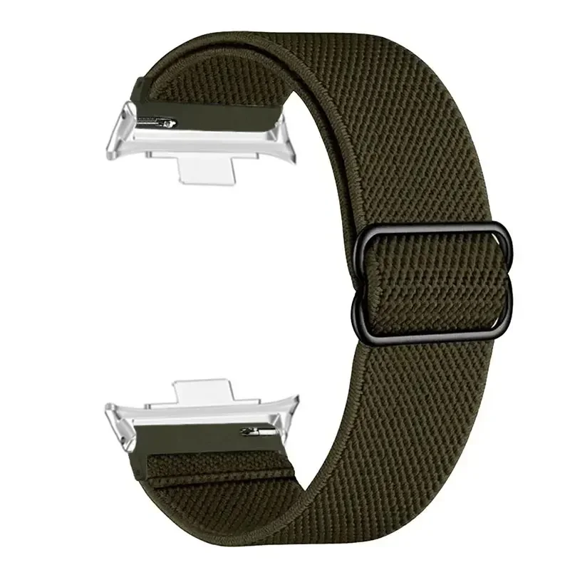 Elastisches Nylon-Armband für Huawei Watch Fit 4/5/5 Pro Ersatz Damen Herren Sport Solo Geflochtenes Uhrenarmband Loop Watch Fit 3 Armband – Detail 7