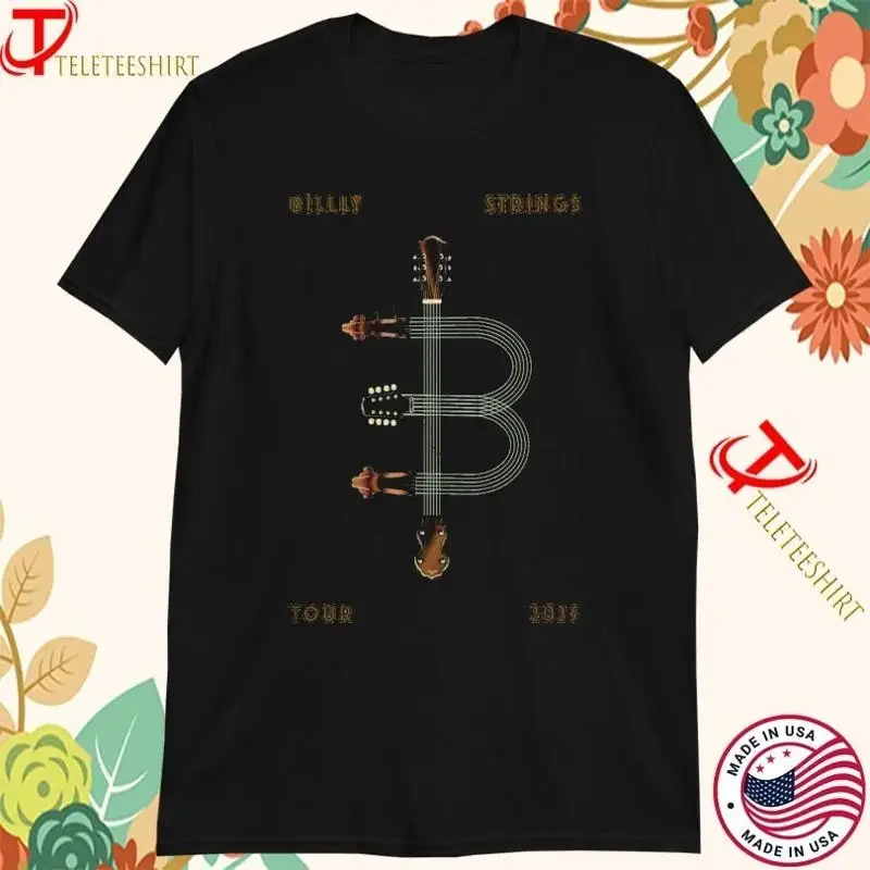 Billy Strings Tour 2025 Guitar T Shirts S 5Xl Full Sizes Multicolor
