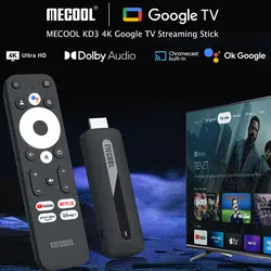 Mecool KD3 4K TV Stick Android 11 Hộp TV Thông Minh Với Amlogic S905Y4 2G + 8G WiFi 2.4G/5G HDR 10 + Media Player Tv Dongle