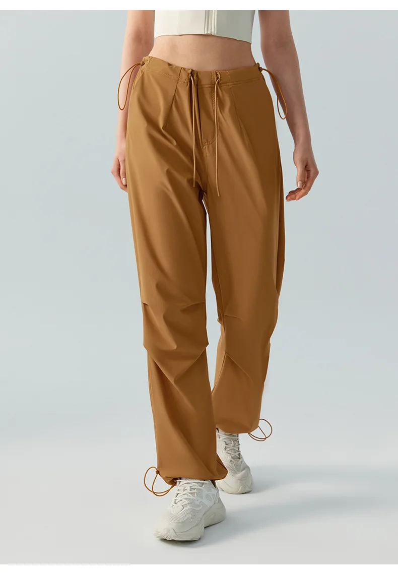 Women's Sun Protection Pants Lightweight Loose Straight-Leg UV Protection Yoga Pants  Spring Summer Breathable Trousers