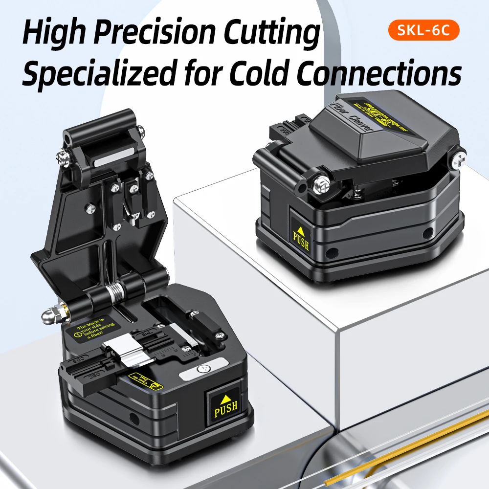 ZoeRax 고정밀 섬유 절단기, FTTT 광섬유 케이블 도구용, 16 개의 표면 날이 있는 S-6C 광섬유 절단 칼