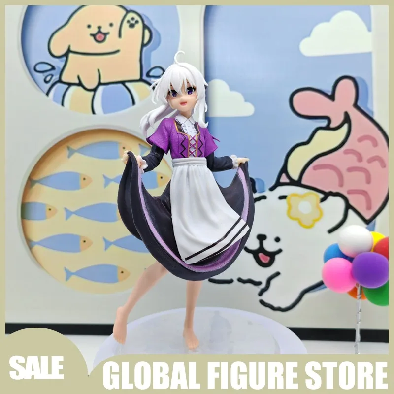 

19cm Witch's Journey Elaina Anime Desktop Car Accessories Wholesale Ornament Decoration Cartoon Manga Collection Birthday Toys
