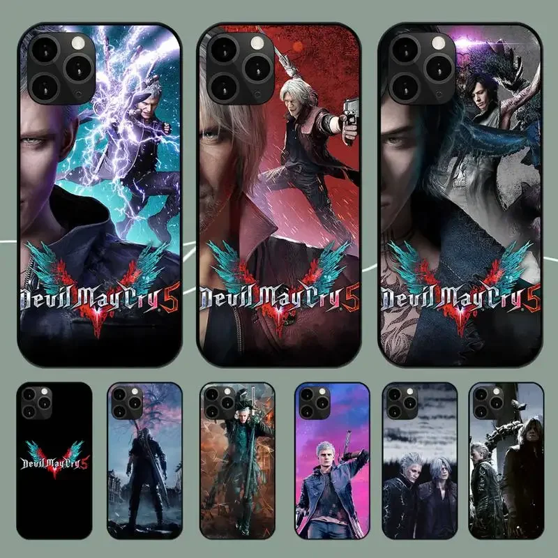 Game C-Cry M-May D-Devil Cool Phone Case For iPhone 11 12 Mini 13 14 PRO XS MAX X XR 6 7 8  Plus Shell