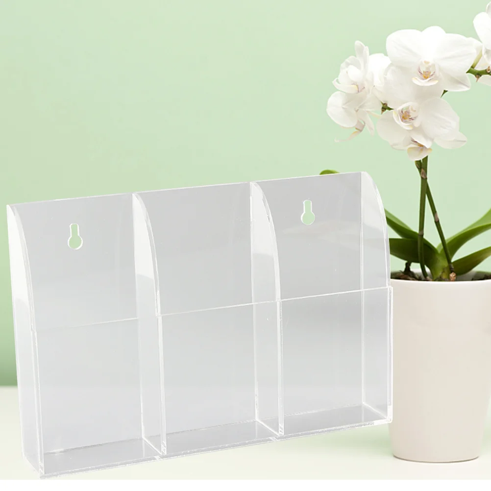 

Remote Controller Organizer Acrylic Holder Air Conditioner Storage Case Durable Waterproof Easy Clean Compact Storage