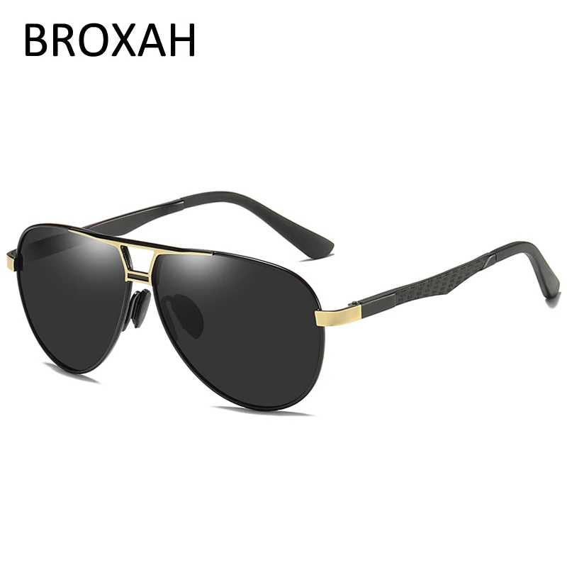 Occhiali da sole polarizzati retrò uomo 2023 occhiali da guida montatura in metallo occhiali ovali UV400 Gafas De Sol Hombre