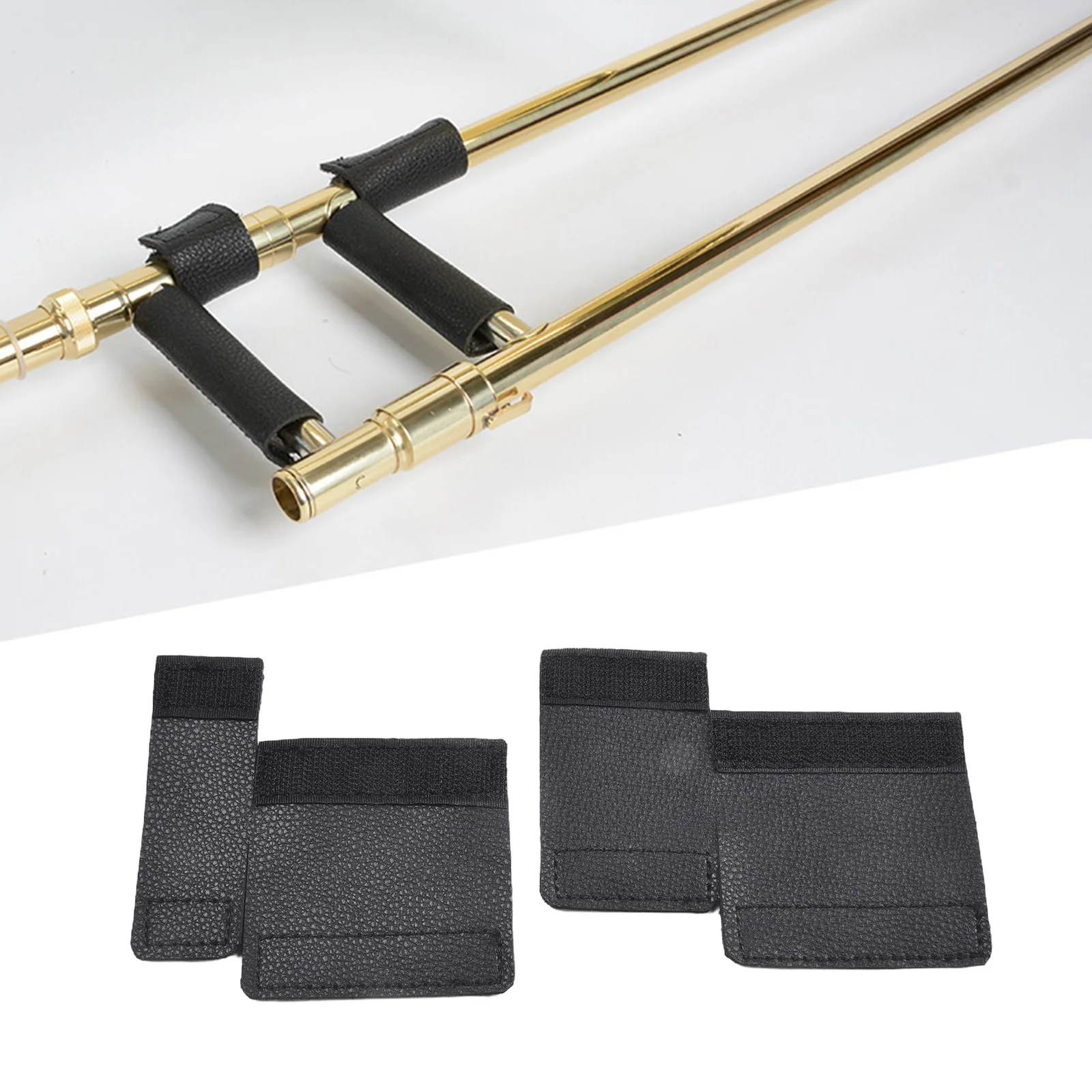 1 Pcs Hand Protection Pull Tube Sleeve Trombone Trumpet Handguard Cushion Leather Sax Trombone Protective Neck Cover Parts
