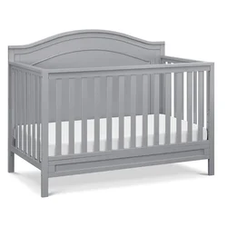 New Charlie 4-in-1 Convertible Crib in White, Greenguard Gold Certified