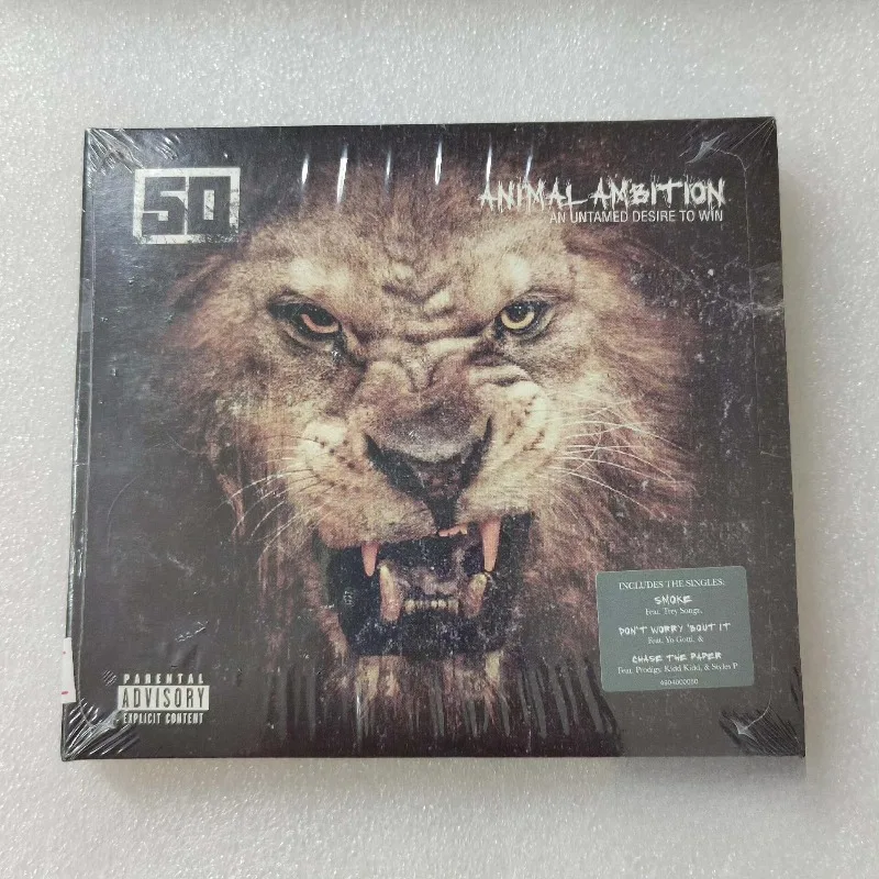 Cent Animal Ambition Pop Music CD Album Walkman Car Record Gift Box Party Music Collectible Car Stereo Gift For Music Lovers