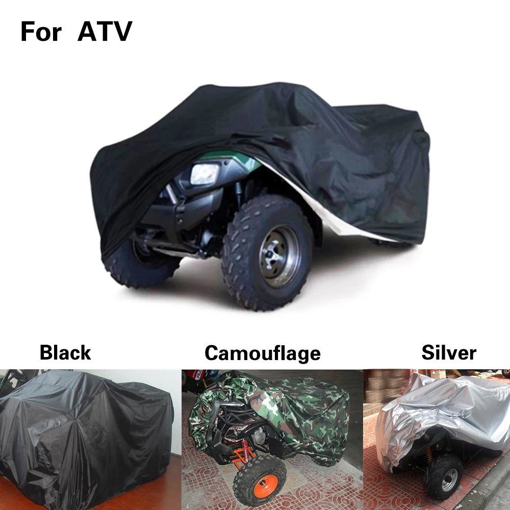 

Universal ATV Cover All Terrain Vehicle Beach motorcycle Protect Waterproof Anti-UV Dustproof ATV Quad Cover Polaris RZR TURBO