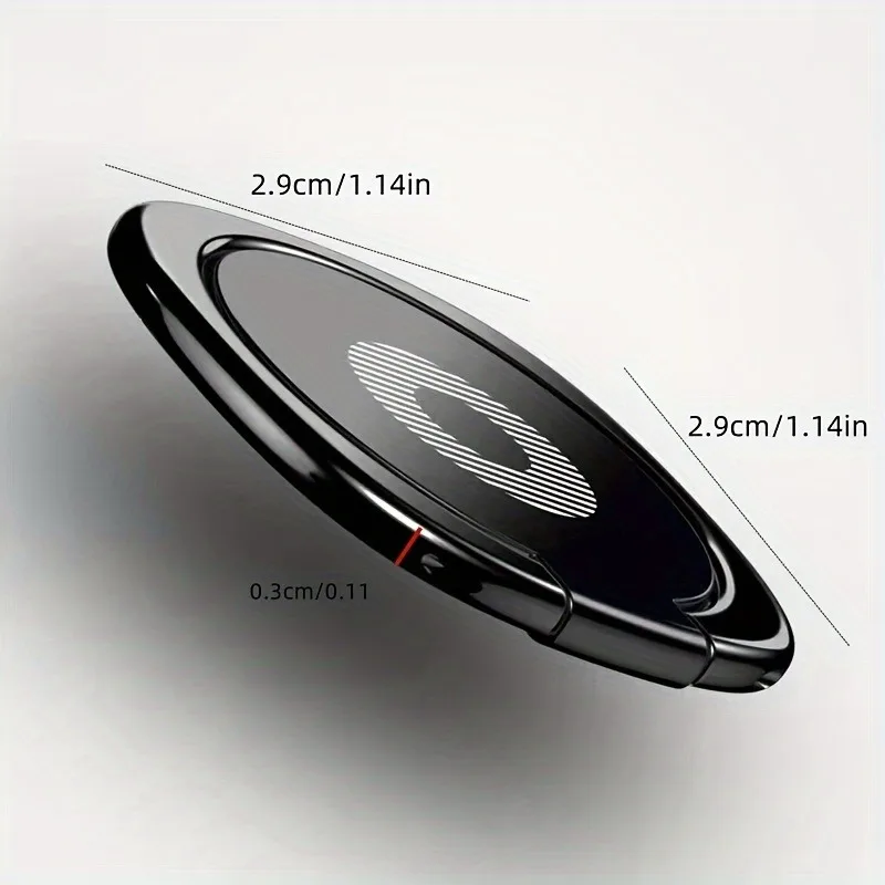 360° Rotation Mobile Phone Grip Metal Holder Portable Bracket Universal Foldable Finger Ring Stand for iPhone 17 16 Pro Samsung