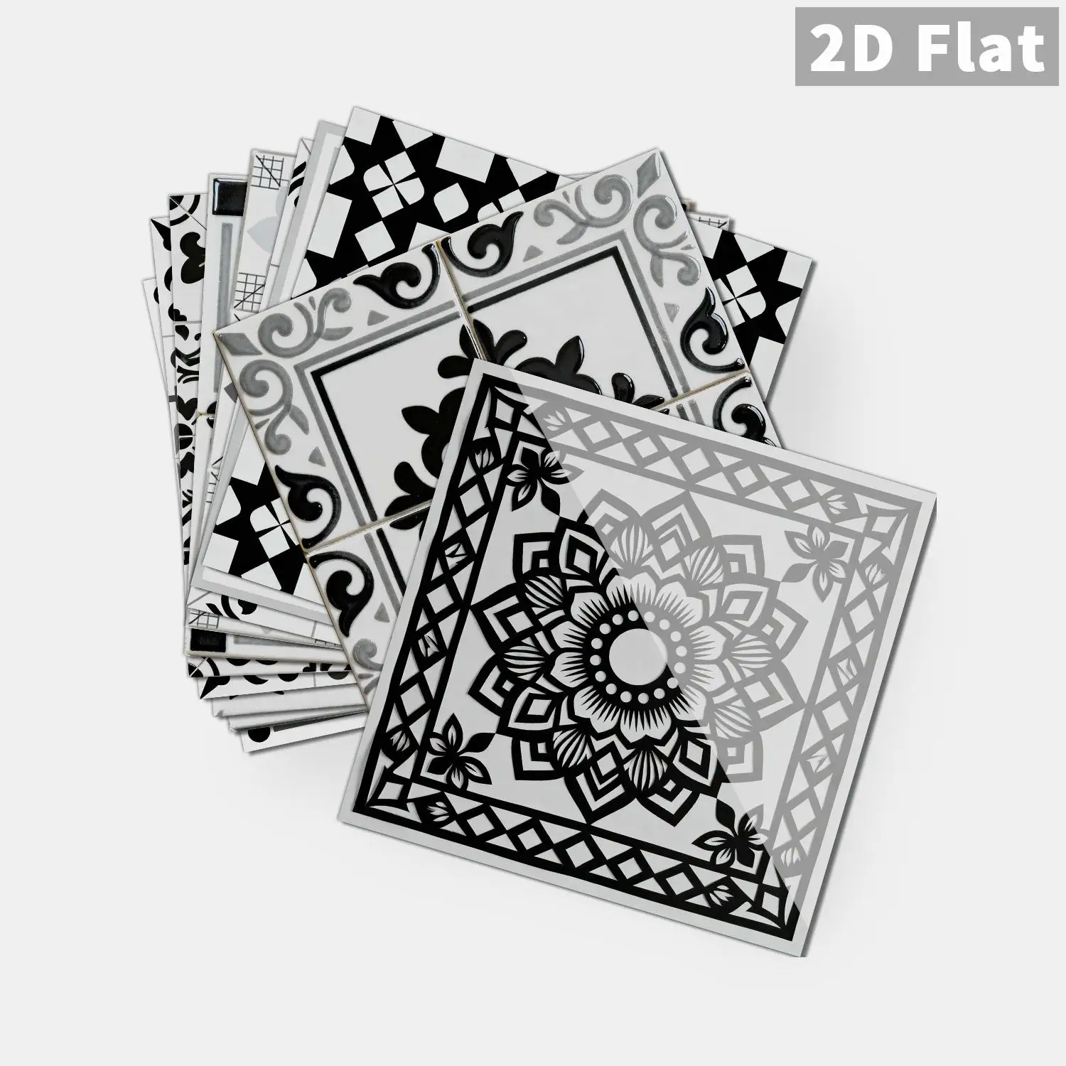 

36 pieces of vintage Moroccan self-adhesive waterproof tile stickers for kitchen, bathroom, background, and home decoration