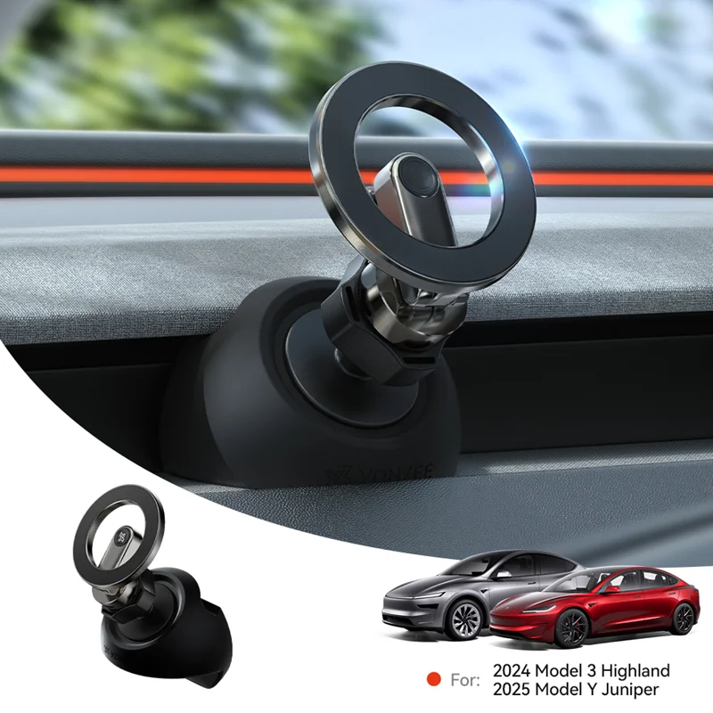 

Strong Magnetic Car Phone Holder For Tesla Magnetic Car 2025 Model 3 Y Air Vent Mount Car Bracket Stand 360 Degree Rotatable