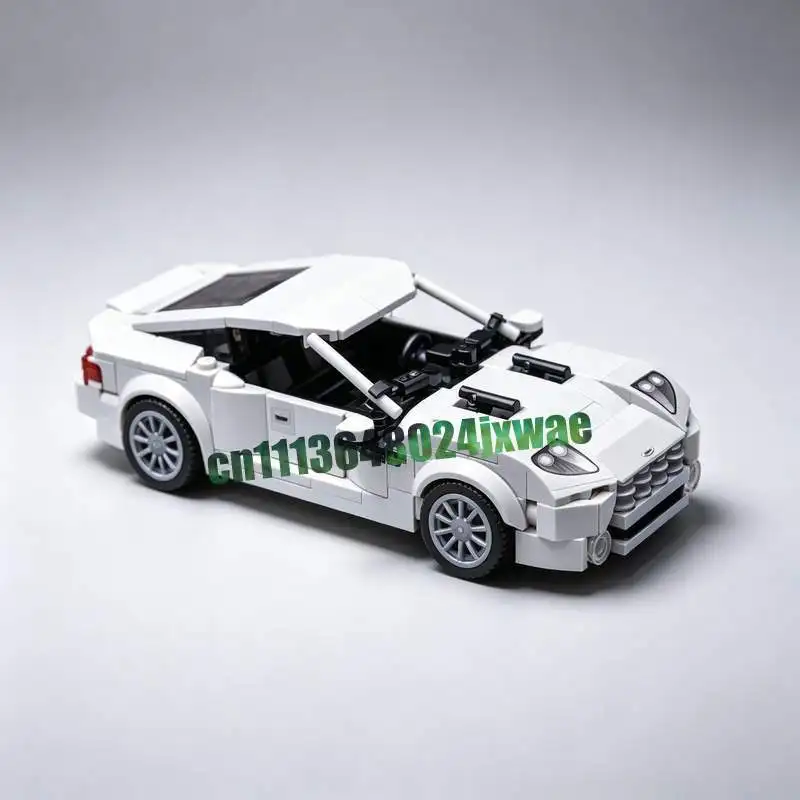343PCS Sports Car MOC Model Custom Puzzle DIY Assembly Building Blocks Toy Racing Vehicle Collection Educational Creative Gift