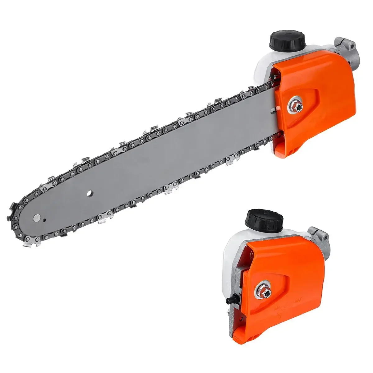 

28mm 9 Spline Pole Chainsaw Saw Tree Cutter Tree Chainsaw Gearboxs Gear Head +Chain+Guide Woodworking Tool