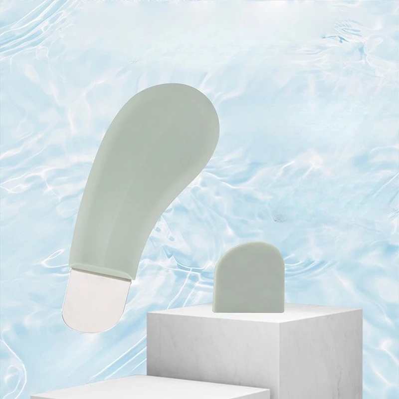 블랙헤드 제거 도구, 여드름 제거 블레이드, 머드 크림 및 클렌징 오일과 함께 사용 - 페이셜 클렌징 뷰티 케어 도구