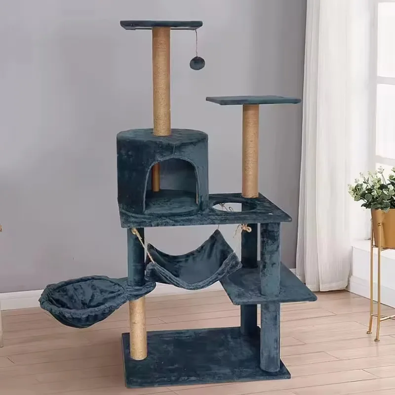 simple-cat-climbing-frame-cat-bed-in-one-piece-home-use-wear-resistant-scratching-boards-won't-hurt-claws-pet-furniture