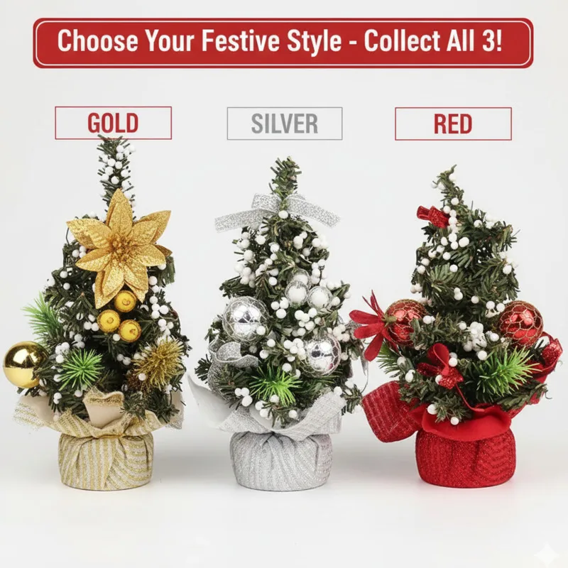 

Mini Christmas Tree 20cm Tabletop Christmas Tree Decoration Holiday Window Display Ornament Perfect Christmas Tree Gift Kids New