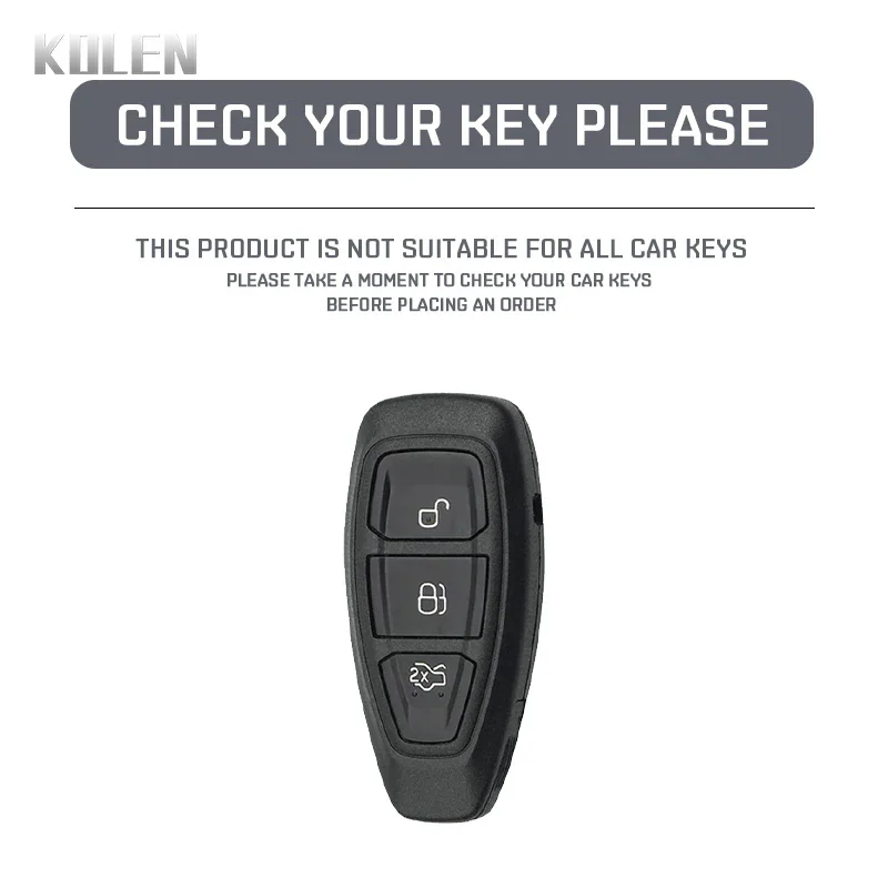 NEW TPU Car Remote Smart Key Case Cover Shell Fob For Ford Focus 3 4 ST Mondeo MK3 MK4 Fiesta Fusion Kuga 2013 2014 2015 2017