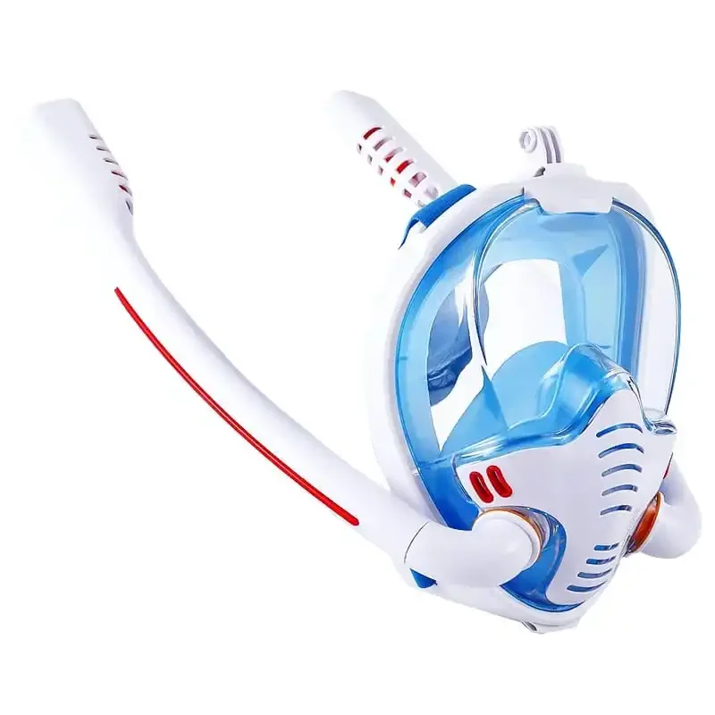 

22024 hot sell Snorkel Goggles Anti Fog With Double Tube Silicone Gel Full Dry Snorkel Mask Swimming Goggles Diving Glasses