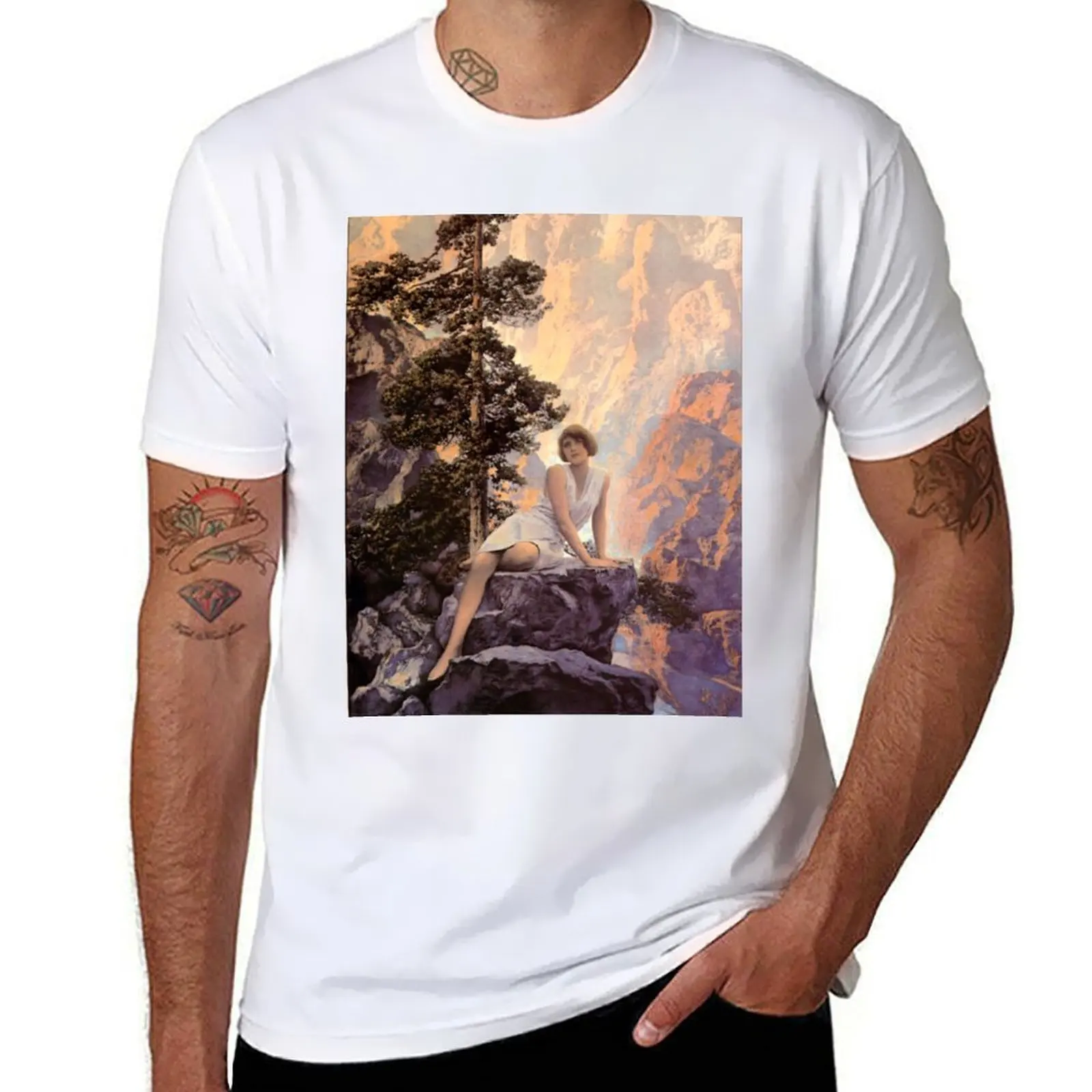 

Maxfield Parrish. Solitude. T-Shirt mens graphic t shirts t shirts for man graphic tees t shirt man designer T-shirt