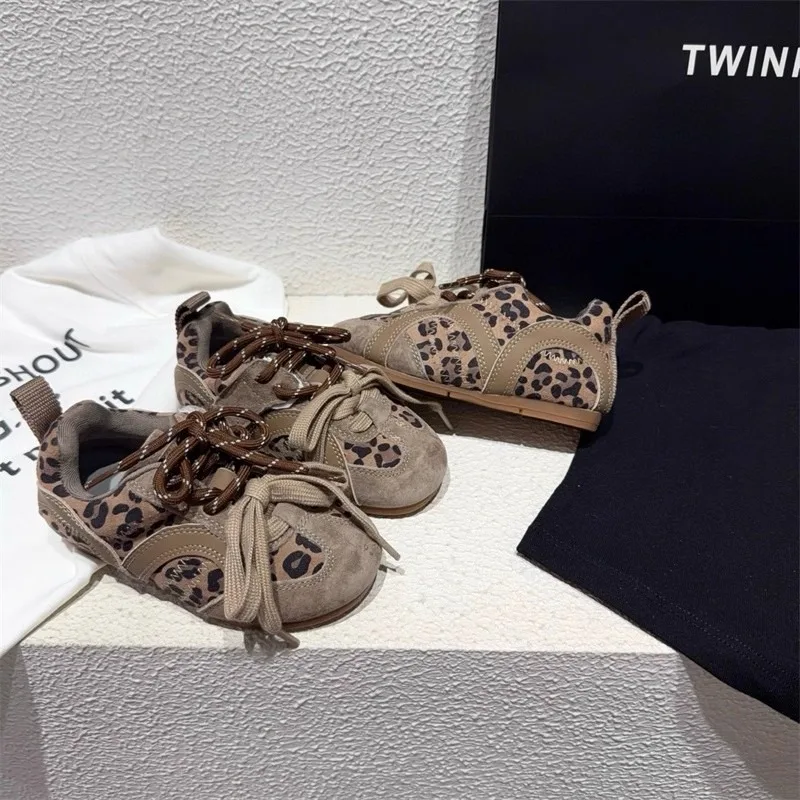 

2025 New Kids Sneakers for Girls Autumn Toddler Ballet Sneakers Soft Sole Versatile Kids School Training Sneakers Детская Обувь