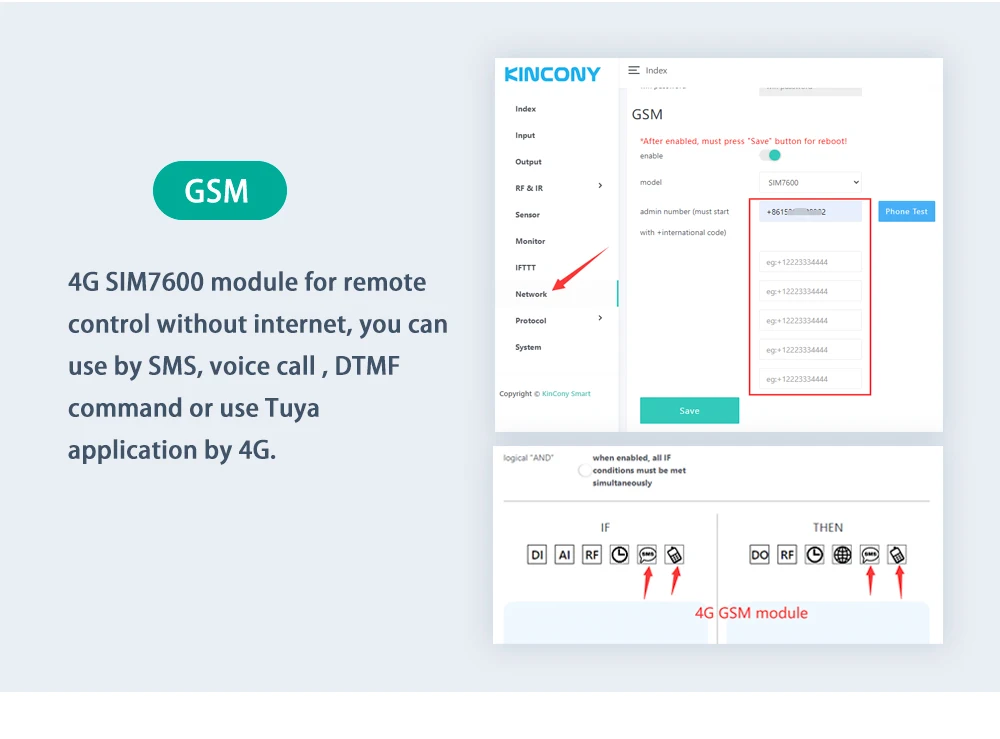 KC868-AI Ethernet Wifi RS232 RS485 ESP32 Eingangsmodul IR RF 433M Unterstützung ESPhome Home Assistant Tasmota DIY – Detail 18