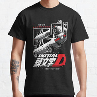Ae86 Frame Edition Vintage Anime Initial D Japan manga hachiroku racing Graphic T Shirts large size Adult S-6XL