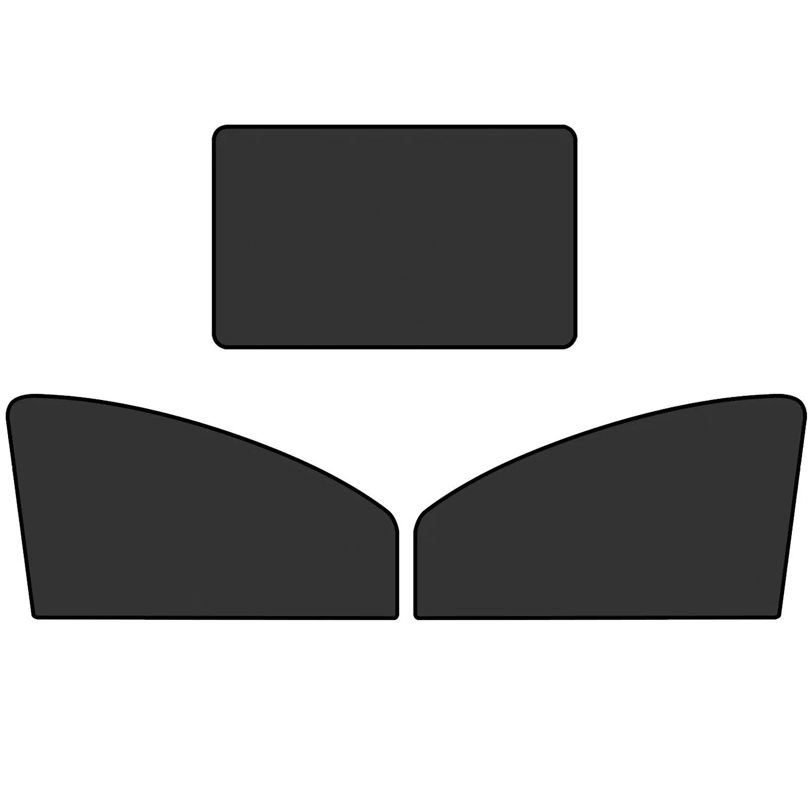 Magnetic Car Side Window Sunshade Cover Sun Visor Summer Protection Window Curtain for Front Rear Black Auto Accessories