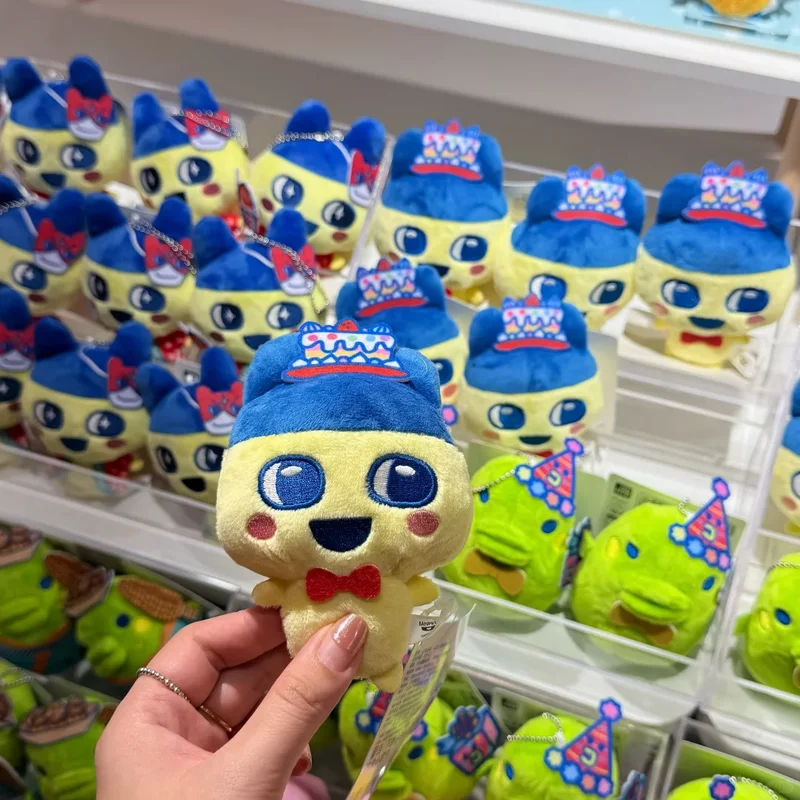 En Stock genuino Bandai Tamagotchi Happy Staff Series muñeco colgante de felpa Festival Gourmet Mametchi Kuchipatchi Mimitchi felpa