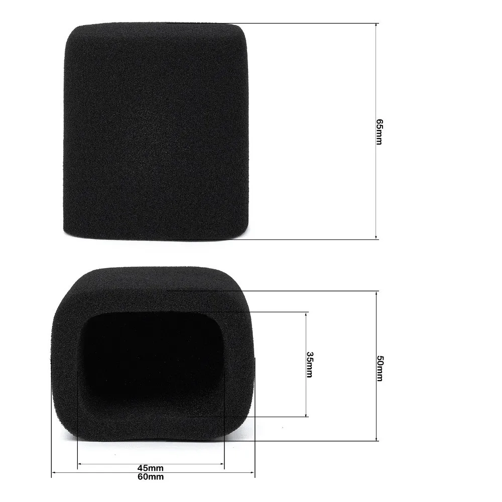 1pcs Replacement Mic Windscreen Cover Sponge Windproof Microphone Muff Noise Reduction Pop Filter Cover for FIFINE AmpliGame AM8
