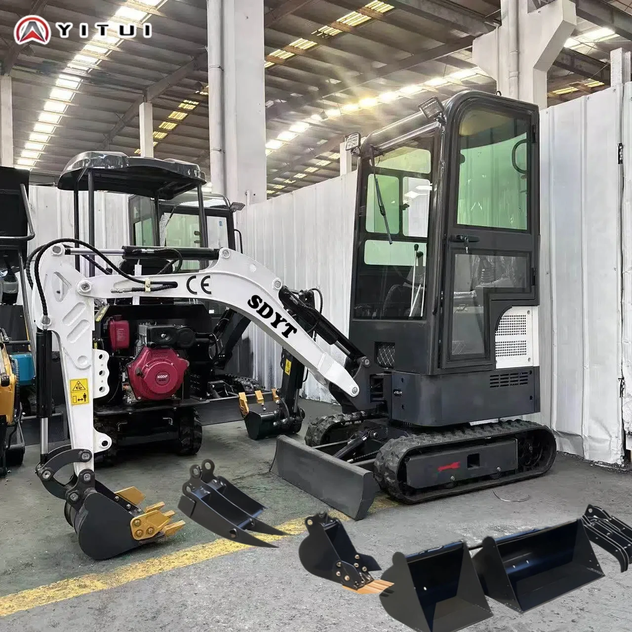

Mini Excavator Can Be Fitted With Air Conditioning And Equipped With Traction Flat Car To Support Customized Farm & Agriculture