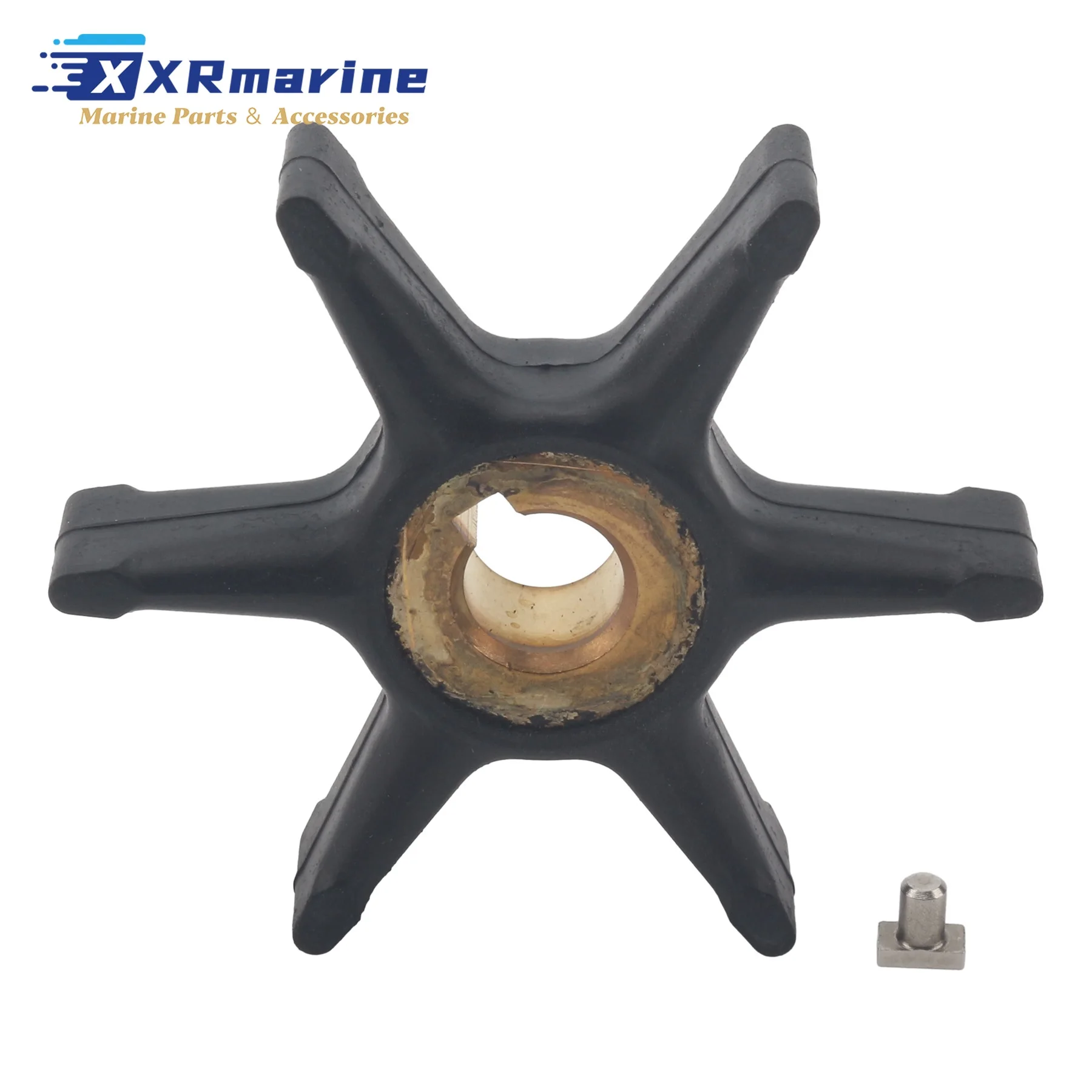 

Рабочее колесо водяного насоса с шпонкой 0313694 для подвесных лодочных моторов Johnson Evinrude 3HP 4HP 5HP 6HP 5.5HP 7.5HP, аналоги 0434424, 0277181, 0434424