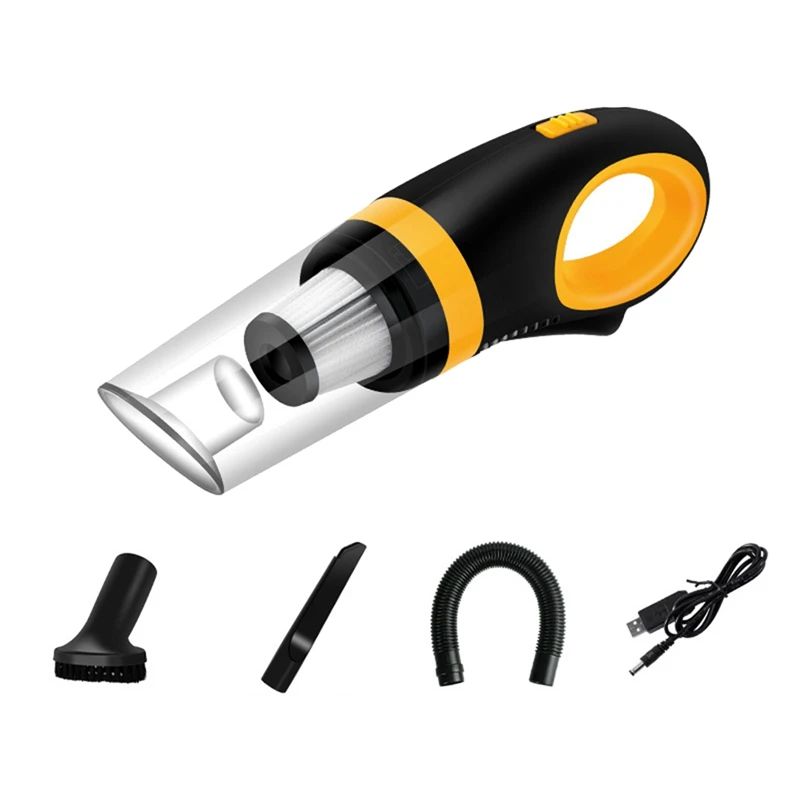 

6000PA Wireless Car Vacuum Cleaner Cordless Handheld Auto Vacuum Home & Car Dual Use Mini Vacuum Cleaner