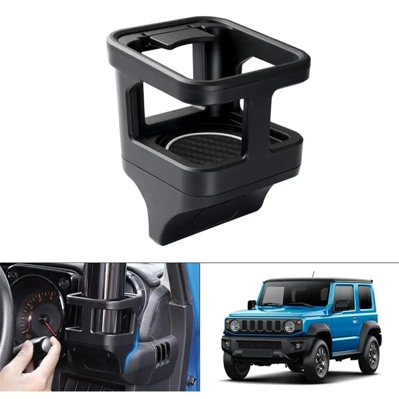 New Stick-On Water Cup Holder For Jimny JB64 Sierra JB74W 2019-2023 Car Interior Accessories