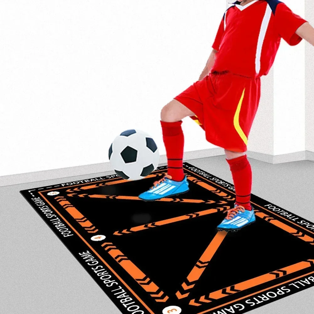 Football Training Mat Foldable Non Slip Dribble Training Mat For Kids Adults Soundproof Fitness Mats Football Training Equipment