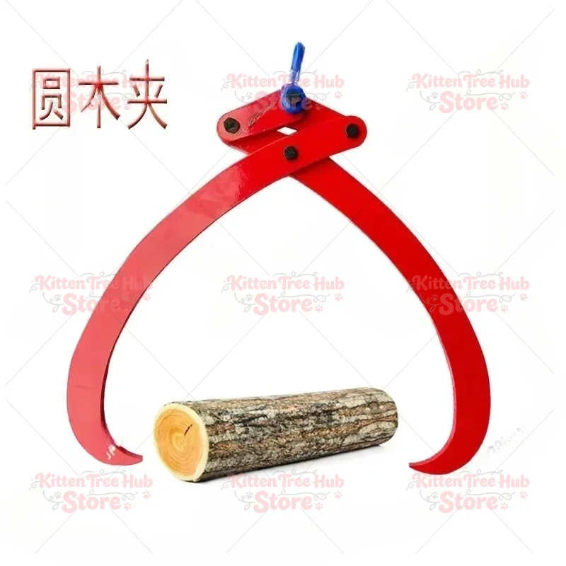 Log Lifting Clamp Heavy Duty Wood Grapple Timber Hoist Clamp Wood Handling Transport Tool
