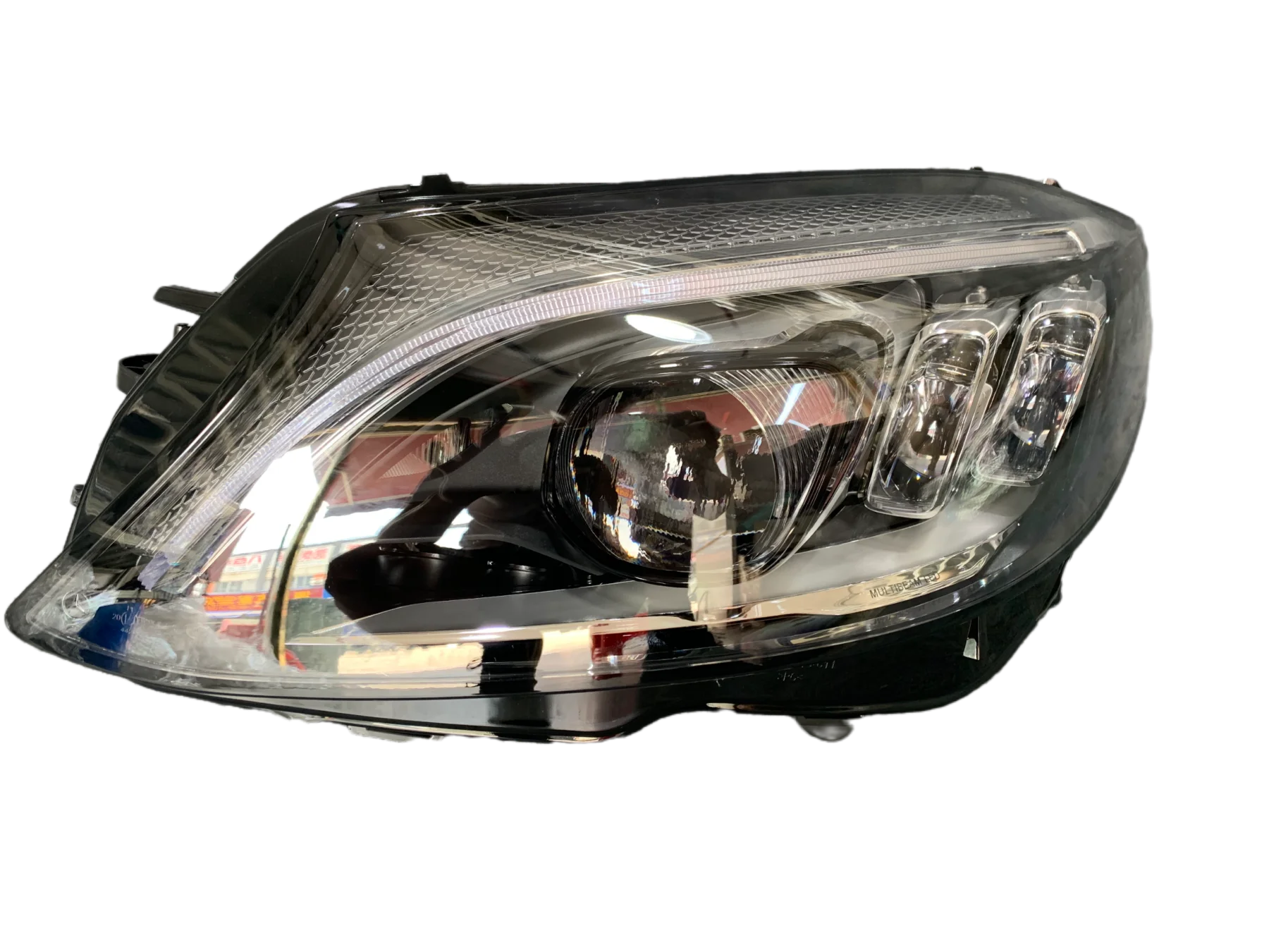 Automotive headlights are suitable for Mercedes Benz C-Class W205 LED geometric beam headlights with high-quality headlights