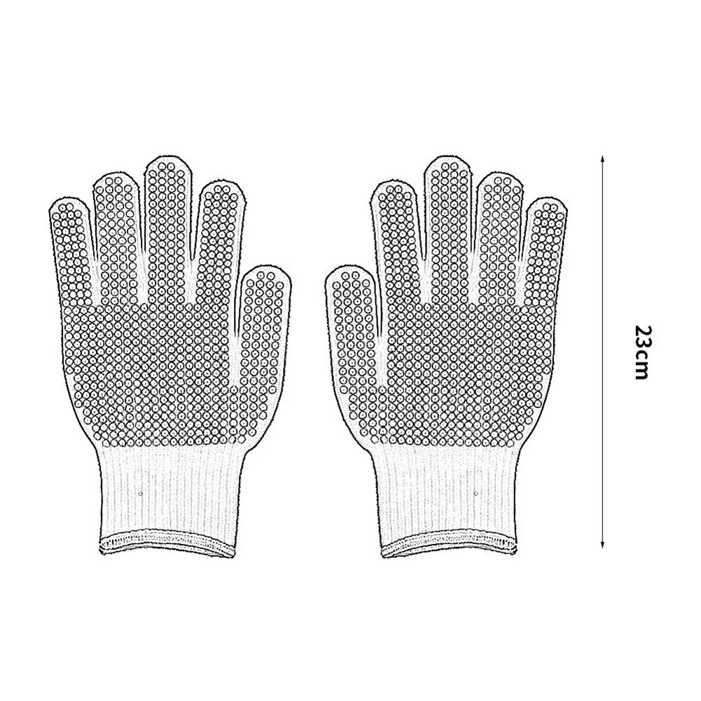 Barbecue Anti-scald Gloves Microwave Oven Baking Gloves Kitchen Fireproof  Anti-slip Gloves BBQ Oven Pot Holder Mitt Kitchen