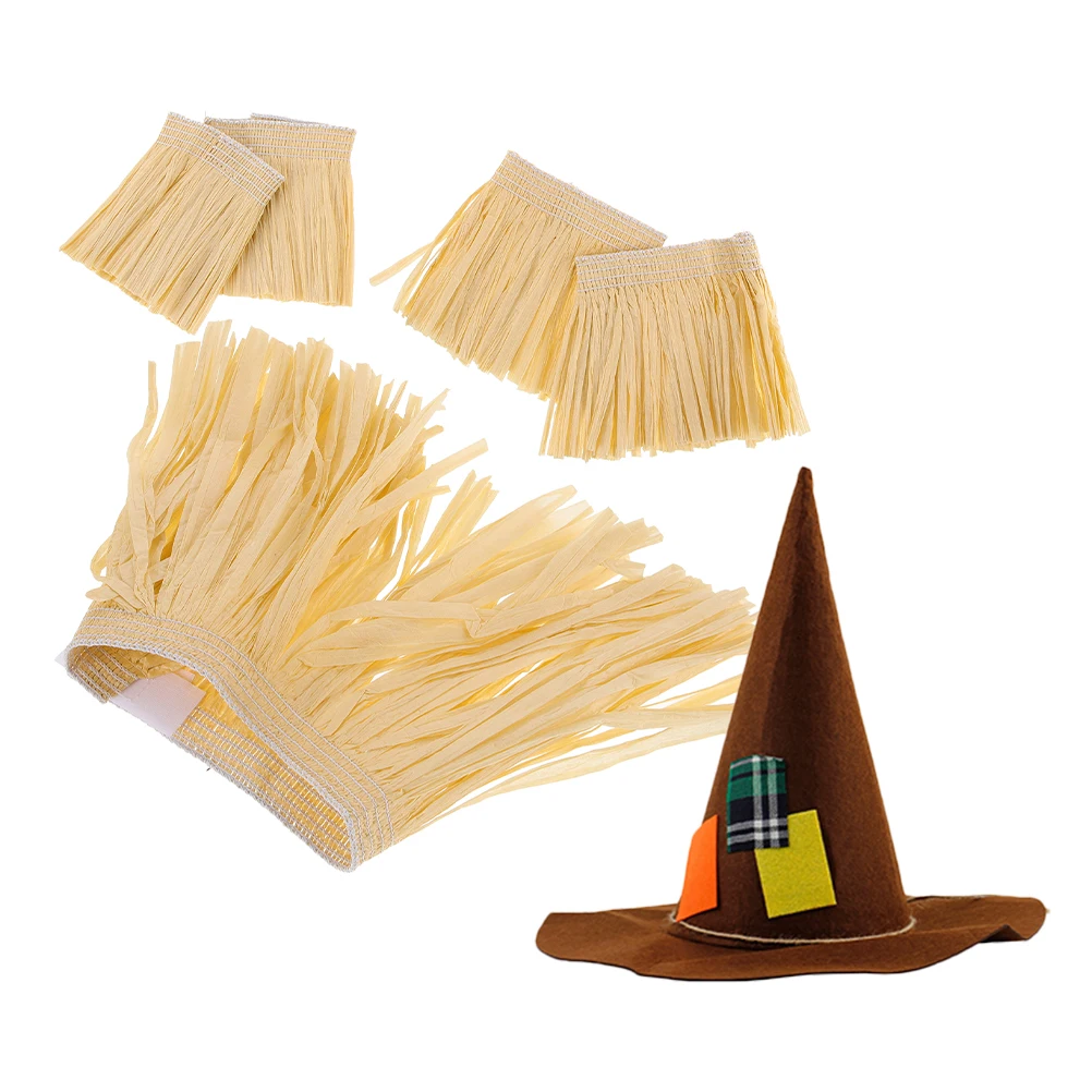 

Grass Skirt Five-piece Set Beach Skirts for Adults Hawaiian Outfit Costume Accessories Outdoor Man